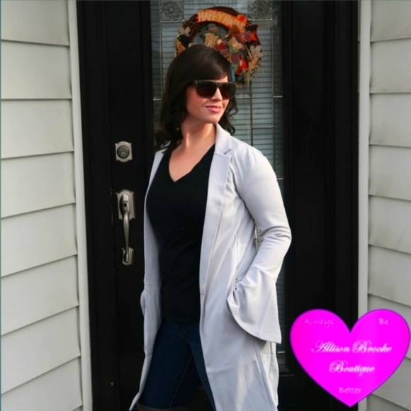 Boho Bell Sleeve Blazer Jacket - Picture 3 of 10